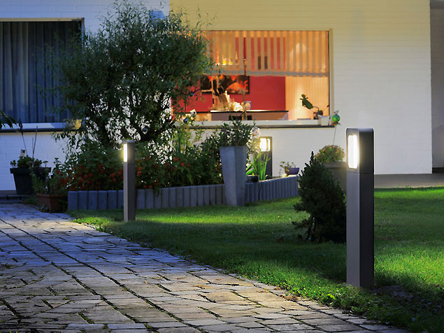 Funktional ausgeleuchtete Wege