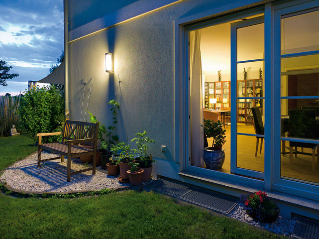 Stimmungsvolle Terrassenbeleuchtung
