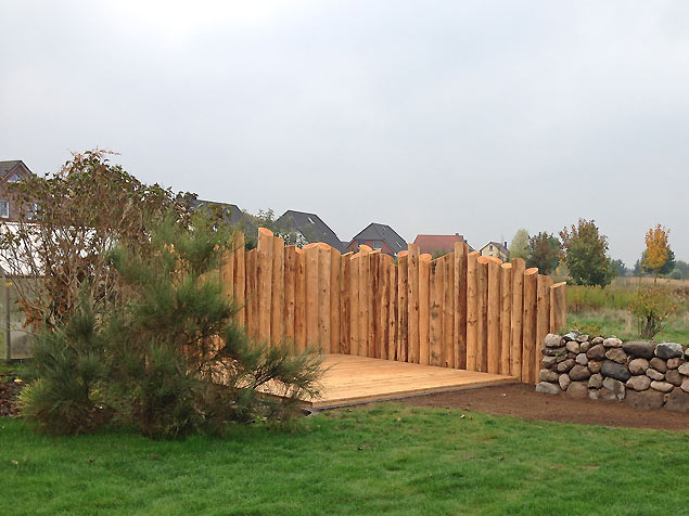 Holzterrasse aus Lärchenholz